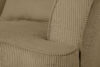 STRALIS Fotel uszak sztruks na drewnianych nóżkach ciemny kremowy ciemny kremowy - zdjęcie 7