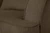 STRALIS Fotel uszak sztruks na drewnianych nóżkach chłodny brąz chłodny brąz - zdjęcie 7