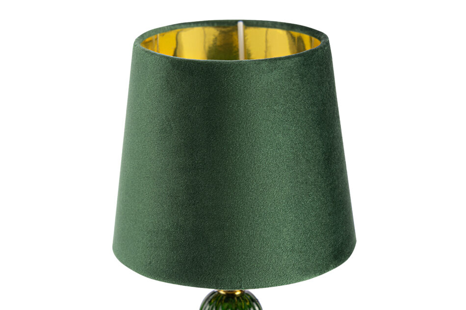 VULGA Elegancka lampa stołowa ciemny zielony/złoty ciemny zielony/złoty - zdjęcie 7