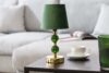 VULGA Elegancka lampa stołowa czarny/złoty 2szt ciemny zielony/złoty - zdjęcie 11