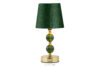VULGA Elegancka lampa stołowa czarny/złoty 2szt ciemny zielony/złoty - zdjęcie 4
