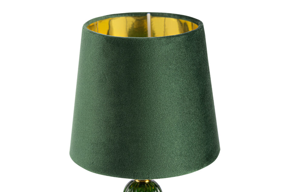 VULGA Elegancka lampa stołowa czarny/złoty 2szt ciemny zielony/złoty - zdjęcie 8