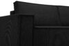 NAPI Sofa rozkładana 3 osobowa z pojemnikiem na pościel czarny czarny - zdjęcie 9