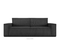 Sofa rozkładana 3 osobowa z pojemnikiem na pościel ciemnoszara