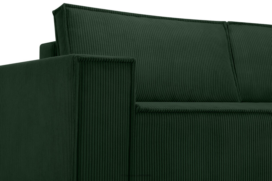 NAPI Sofa rozkładana 3 osobowa z pojemnikiem na pościel ciemnozielona ciemny zielony - zdjęcie 8