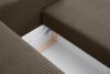 NAPI Sofa rozkładana 3 osobowa z pojemnikiem na pościel brązowa brązowy - zdjęcie 12