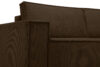 NAPI Sofa rozkładana 3 osobowa z pojemnikiem na pościel ciemny brązowy ciemny brązowy - zdjęcie 9