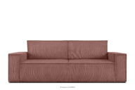 Sofa rozkładana 3 osobowa z pojemnikiem na pościel różowy
