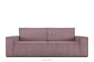 Sofa rozkładana 3 osobowa z pojemnikiem na pościel jasny fioletowy