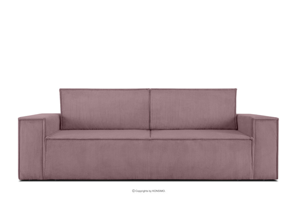 NAPI Sofa rozkładana 3 osobowa z pojemnikiem na pościel jasny fioletowy jasny fioletowy - zdjęcie 0