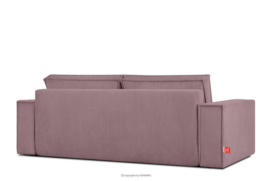 NAPI Sofa rozkładana 3 osobowa z pojemnikiem na pościel jasny fioletowy jasny fioletowy - zdjęcie 4