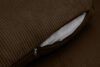 NAPI Rozkładany narożnik ze skrzynią na pościel ciemny brązowy sztruks prawy ciemny brązowy - zdjęcie 16