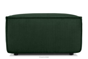 NAPI, https://konsimo.pl/kolekcja/napi/ Duży puf w tkaninie sztruksowej ciemny zielony ciemny zielony - zdjęcie