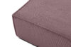 NAPI Duży puf w tkaninie sztruksowej jasny fioletowy jasny fioletowy - zdjęcie 4