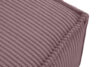NAPI Duży puf w tkaninie sztruksowej jasny fioletowy jasny fioletowy - zdjęcie 5