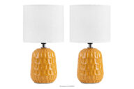 Lampa stołowa boho miodowy 2szt