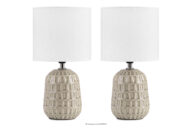 Lampa stołowa boho kremowy 2szt