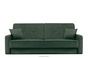 ORIO, https://konsimo.pl/kolekcja/orio/ Rozkładana sofa do salonu w tkaninie plecionej morski/beżowy morski/beżowy - zdjęcie