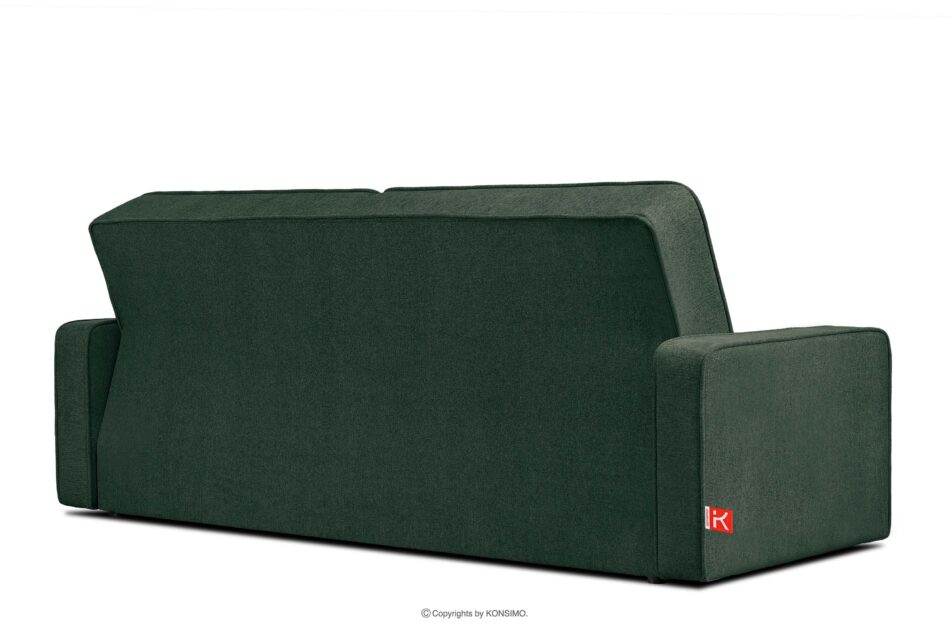 ORIO Rozkładana sofa do salonu w tkaninie plecionej morski/beżowy morski/beżowy - zdjęcie 4