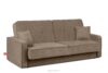 ORIO Rozkładana sofa do salonu w tkaninie plecionej brązowa brązowy - zdjęcie 3