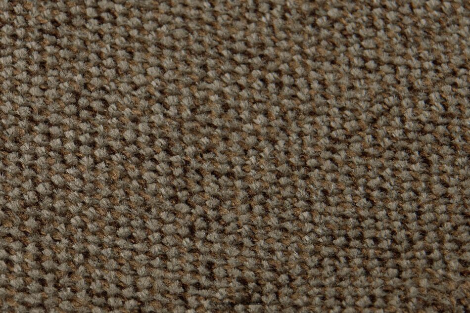ORIO Rozkładana sofa do salonu w tkaninie plecionej brązowa brązowy - zdjęcie 9