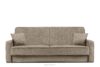 ORIO Rozkładana sofa do salonu w tkaninie plecionej jasnobrązowa jasny brązowy - zdjęcie 1