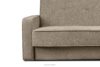 ORIO Rozkładana sofa do salonu w tkaninie plecionej jasnobrązowa jasny brązowy - zdjęcie 9