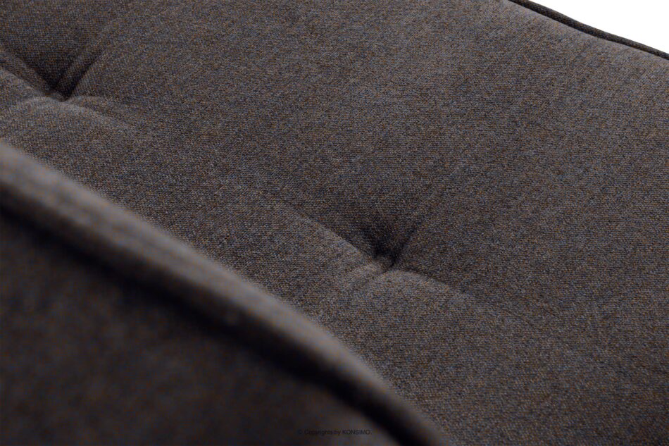 ORIO Rozkładana sofa do salonu w tkaninie plecionej granatowy/brązowy granatowy/brązowy - zdjęcie 5