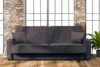 ORIO Rozkładana sofa do salonu w tkaninie plecionej granatowy/brązowy granatowy/brązowy - zdjęcie 2