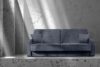 ORIO Rozkładana sofa do salonu w tkaninie plecionej granatowa granatowy - zdjęcie 11