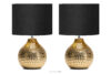 NIPER Elegancka lampka ze złotą podstawą  2szt złoty/czarny - zdjęcie 1