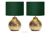 Elegancka lampka nocna ze złotą podstawą 2szt