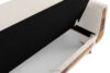 GUSTAVO II Sofa trzyosobowa rozkładana w tkaninie sztruks kremowy kremowy - zdjęcie 9