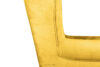 MILES Fotel uszak i puf komplet żółty/buk żółty/buk - zdjęcie 7