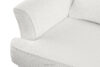 STRALIS Fotel i puf na drewnianych nóżkach biały biały - zdjęcie 14