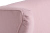 STRALIS Fotel i puf na drewnianych nóżkach różowy różowy - zdjęcie 12