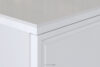 ISORIA Elegancka duża komoda w połysku na wysokich nogach biały połysk - zdjęcie 8