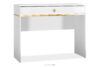ISORIA Eleganckie biurko w połysku biały połysk - zdjęcie 1