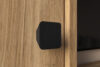LIRO Witryna w stylu LOFT na wysokich nogach jasny dąb jasny dąb/czarny - zdjęcie 6