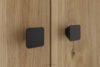 LIRO Duża komoda w stylu LOFT na wysokich nogach jasny dąb jasny dąb/czarny - zdjęcie 6
