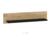 LIRO Półka wisząca w kolorze jasny dąb jasny dąb/czarny - zdjęcie 1