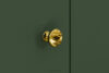 ARICIA Zielona komoda na wysokich złotych nogach zielony - zdjęcie 5