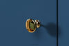 ARICIA Granatowa komoda na wysokich złotych nogach granatowy - zdjęcie 5