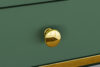 ARICIA Eleganckie zielone biurko z szufladą zielony - zdjęcie 5