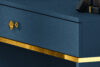 ARICIA Eleganckie granatowe biurko z szufladą granatowy - zdjęcie 7