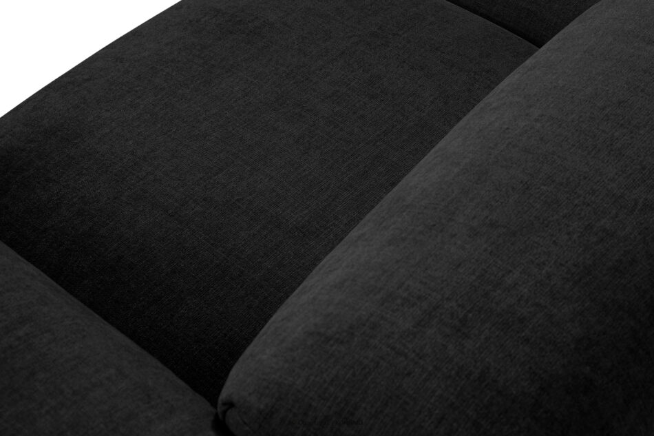 BUFFO Sofa boho modułowa dwuosobowa w tkaninie plecionej grafitowa grafitowy - zdjęcie 4