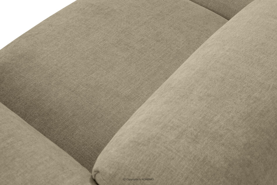 BUFFO Sofa boho modułowa dwuosobowa w tkaninie plecionej piaskowa piaskowy - zdjęcie 4