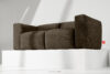 BUFFO Sofa boho modułowa dwuosobowa w tkaninie plecionej brązowa brązowy - zdjęcie 11