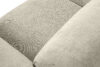 BUFFO Sofa boho modułowa dwuosobowa w tkaninie plecionej ecru ecru - zdjęcie 5