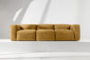 BUFFO Sofa 3 boho modułowa w tkaninie plecionej miodowa miodowy - zdjęcie 13